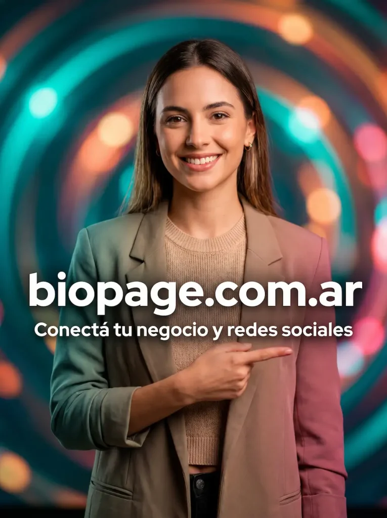 BioPage.com.ar es el directorio local que conecta a usuarios con los mejores profesionales y comercios de Argentina. Encontrá lo que necesitás o sumá tu negocio hoy.