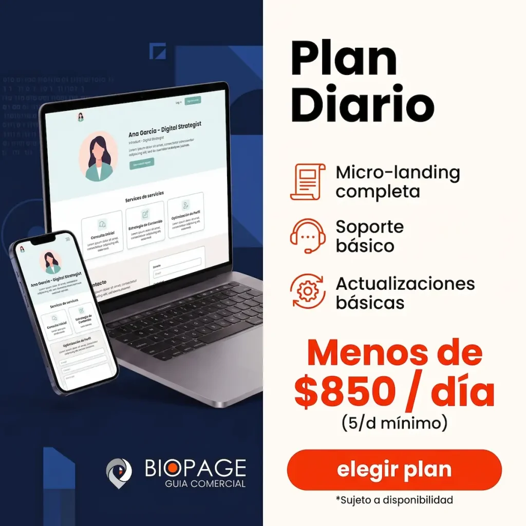 Plan Diario Biopage