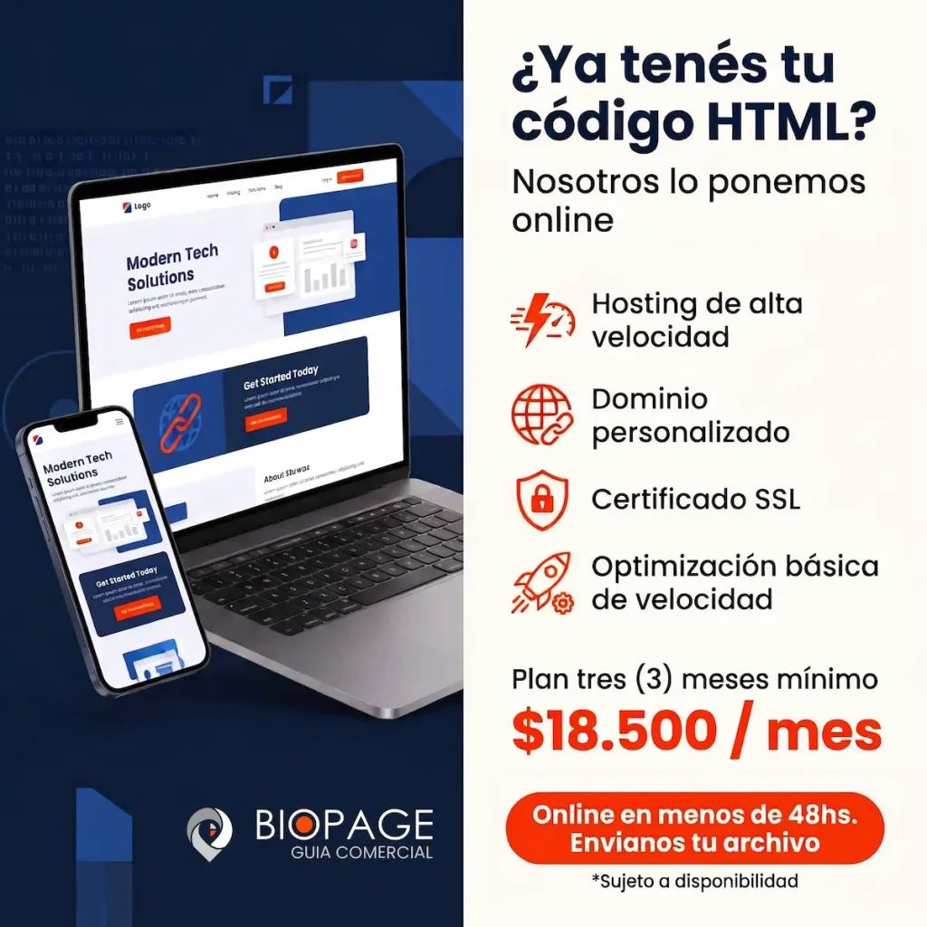 Plan tu html Biopage